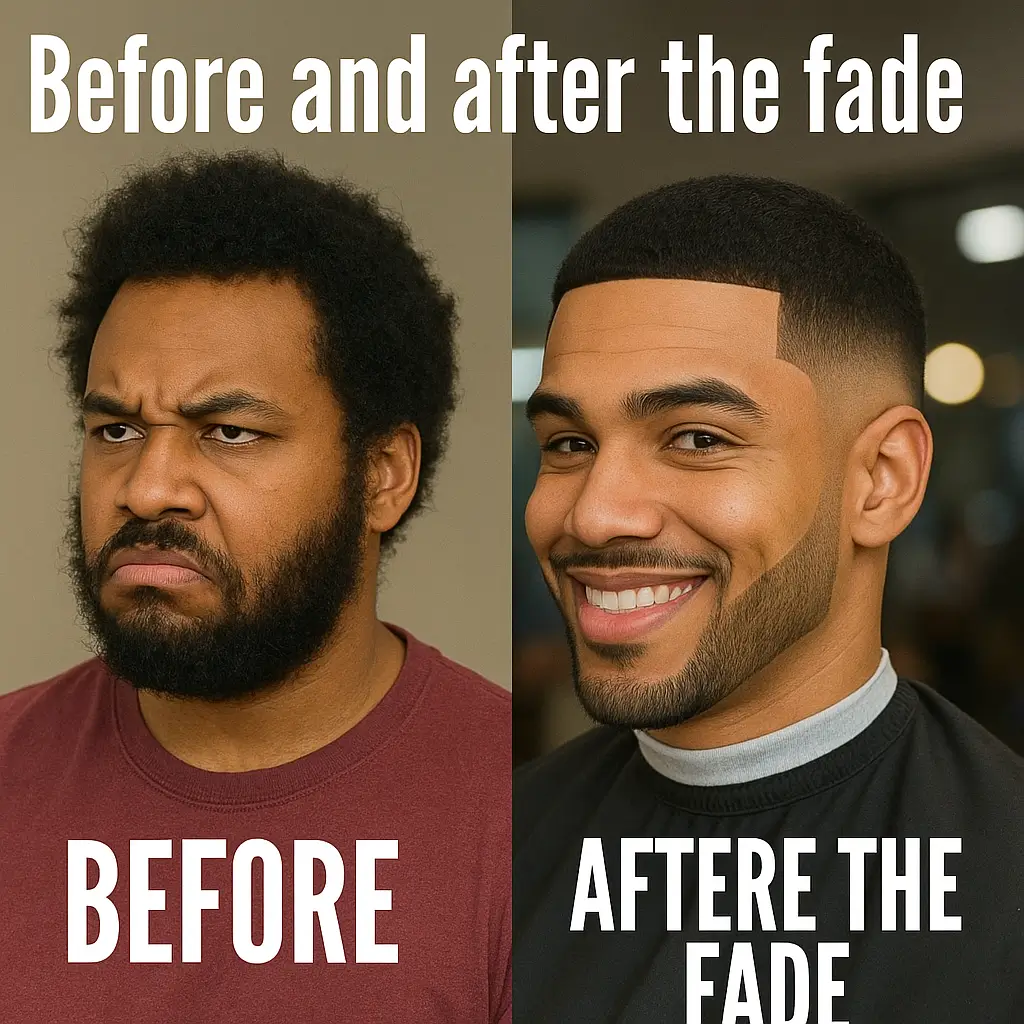 Before And After The Fade